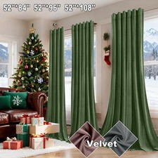 Velvet Blackout Curtains for