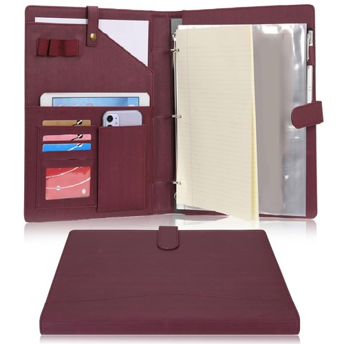 Leather portfolio holder - a4,