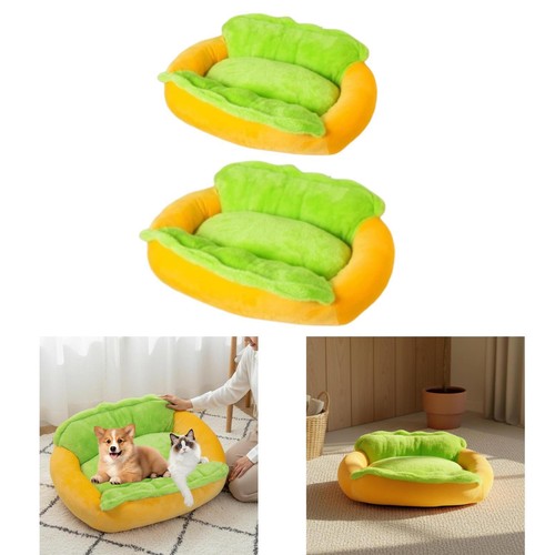 Hot dog pet - dog, bed