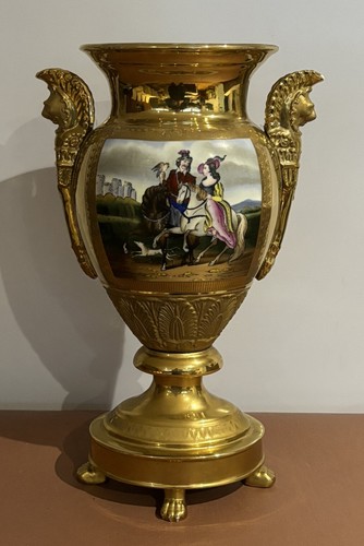 Empire style gilt decorated - gilt,