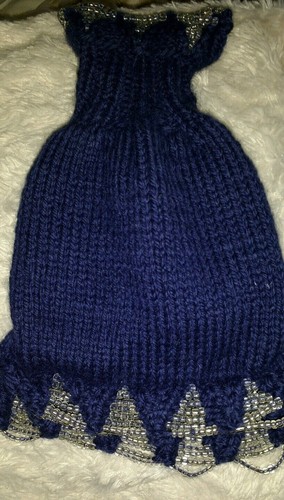 Hand knitted beaded designer - knitted,
