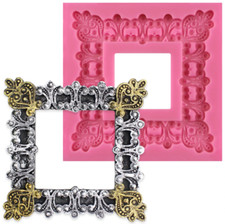 Gemstone Square Baroque Frame