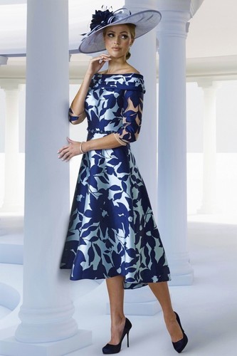 Ladies occasion dress and hat - ladies,