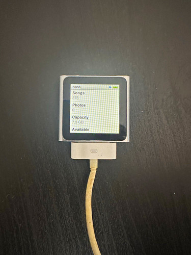 Apple ipod nano 6th gen - nano, 8gb