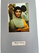 Vintage Space 1999 Framed Photo &  Autographs Of Zienia Merton AKA Sandra Baines