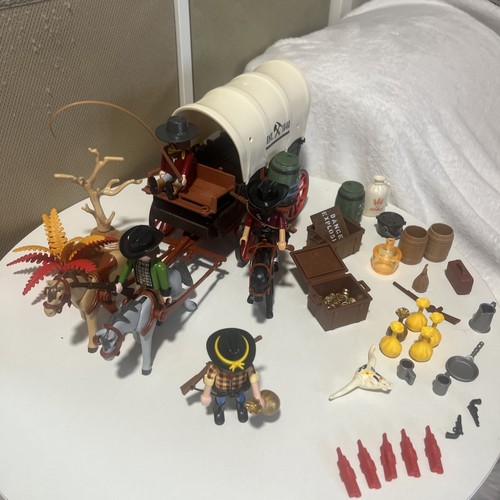 Playmobil covered wagon with - playmobil,