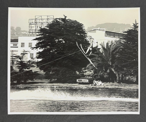 1960s water skiing jump - water, trick