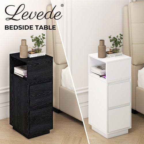 Levede bedside table - bedside, with