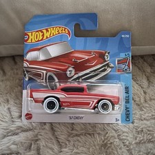HOT WHEELS - 2022 CHEVY BEL AIR - '57 CHEVY - RED - 3/5 - 44/250   (A)