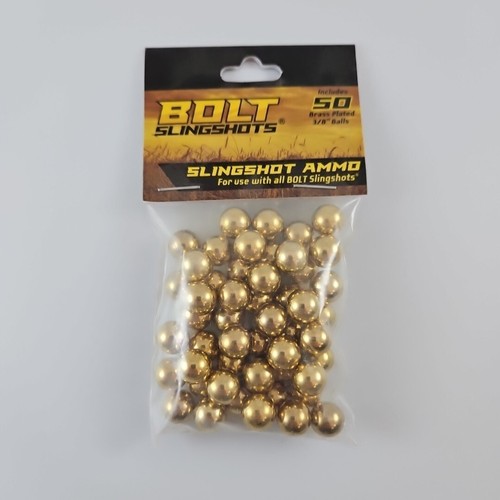 Brass plated slingshot - ct-,