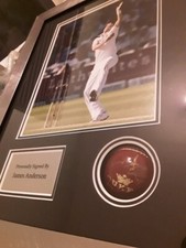 Signed james anderson cricket