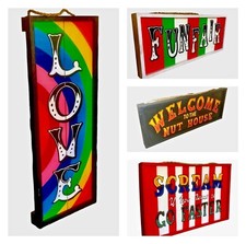 Vintage Sign Wooden Circus