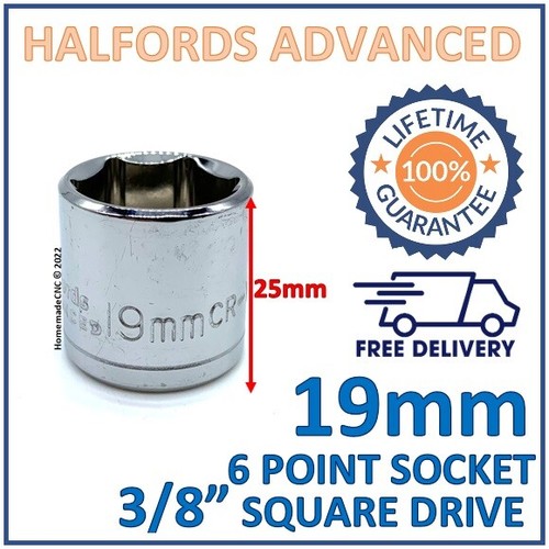 Halfords advanced 19mm - 19mm, 3/8"
