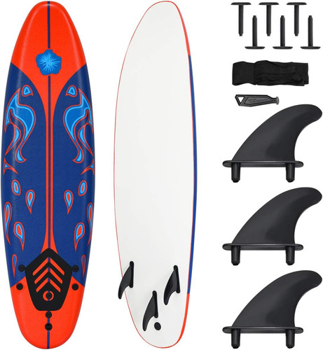 6ft foam surfboard - foam, –