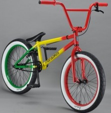 MafiaBikes Kush 2 BMX Bike Rasta Green Yellow Red 20" Wheels Rare Free UK ?