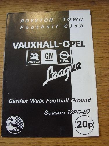 1986 royston town v - royston,