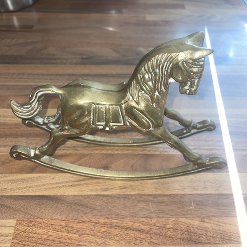 Vintage solid brass - solid, rocking