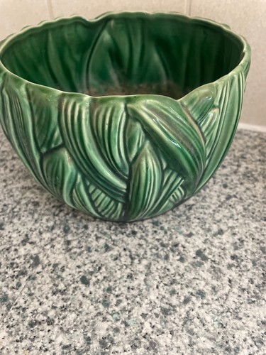 Vintage sylvac green plant pot - sylvac,