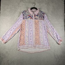 Oddy Button Up Top Womens 1XL