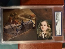 Emma Watson Signed Auto