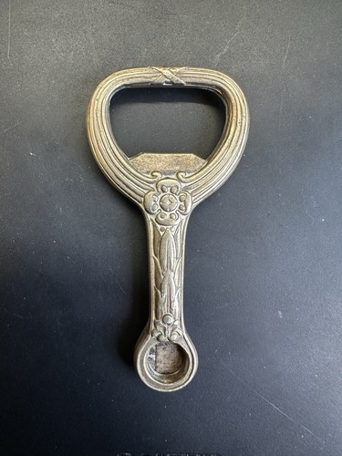 Antique brass lever bottle - antique,