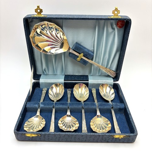 Vintage boxed dessert spoon - vintage,