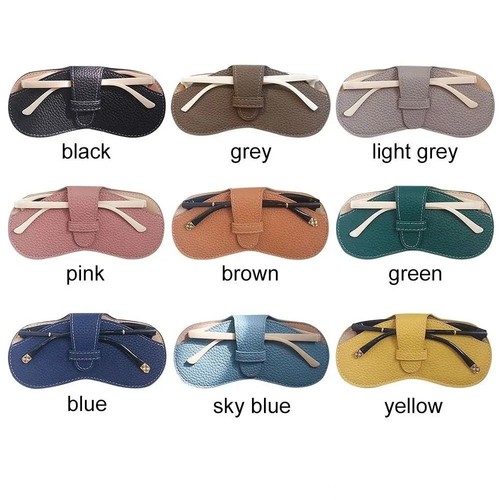 Spectacle case slim leather - spectacle,