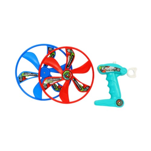 Pull string flying saucer toy - pull,