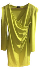 Evita Bodycon Dress Uk 12 Lime