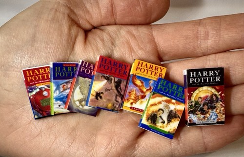Miniature harry potter books - harry,