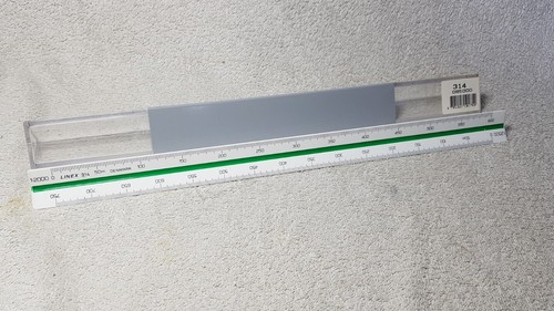 Linex triangular scale rule - scale,