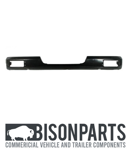 Front metal bumper with fog - metal,