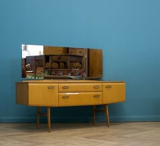 DELIVERY£65 Mid Century Maple Tallboy Dressing Table from Meredew