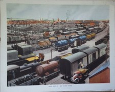 2 Vintage Art Prints Of Railway Depots