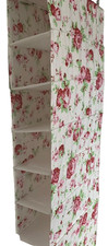 IKEA Cath Kidston Rosali Hanging Shoe Storage Pink Roses 10 compartments WILJ