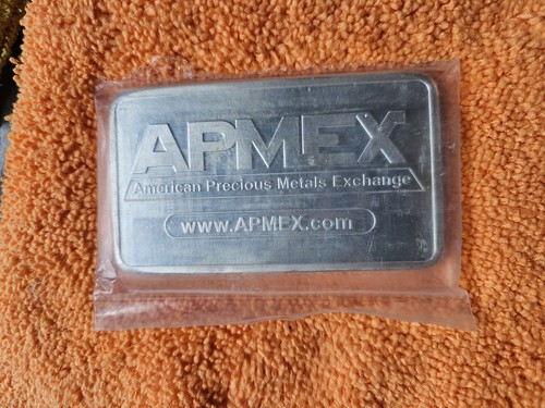 Silver bar apmex 999 - 10, .999