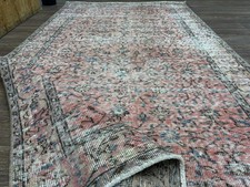 4x7 Hand-Knotted Wool Vintage
