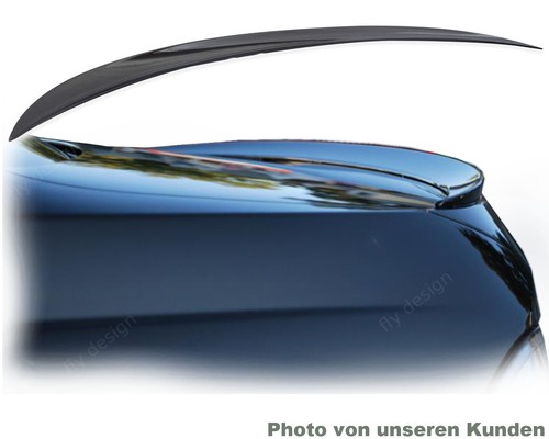 Black painted slim spoiler - slim,