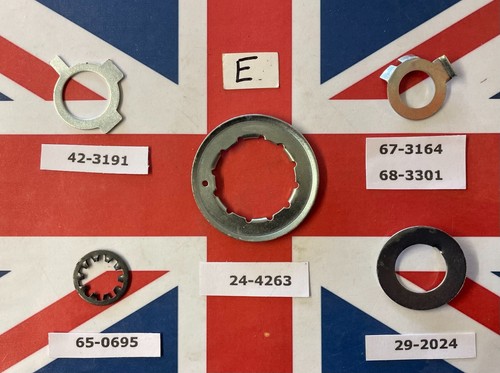 Bsa tab washer set b31 - bsa,
