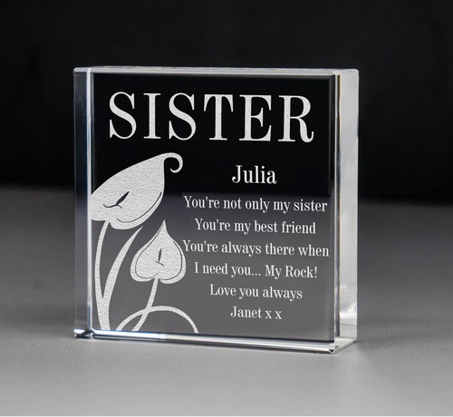 Engraved sister flower - flower, design