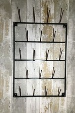 HANDMADE INDUSTRIAL FRENCH STYLE BOTTLE DRYER CUP MUG GLASS PLATE RACK  BAR CAFE