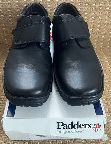 New padders mens black leather - mens,