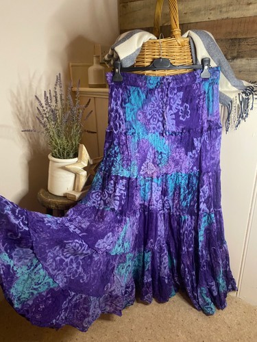 Vintage 1980s maxi skirt - 1980s,