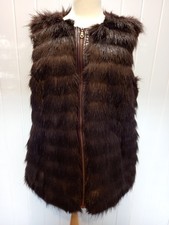 NEXT Zipped Dark Brown Faux