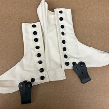 SCOTTISH WHITE GAITERS - Size