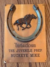 Vintage Horse Racing Brass