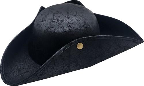 Black brown tricorn - black,