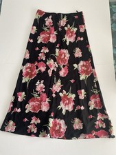 Essentials Black Floral Long