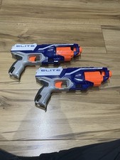 x2 Nerf Guns N Strike Elite Strongarm VGC Toy Dart Kids Foam Shoot Gun Blaster