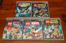 Bundle of 5x Lego PS3 games - Batman / Marvel / Star Wars etc - UK PAL